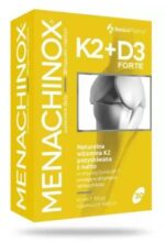 Menachinox K2+D3 FORTE (witamina K2MK7 200 i witamina D3 4000) 30 kap. Xenico Pharma