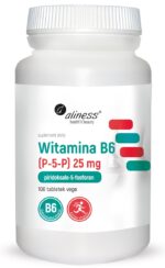 Witamina B6 (P-5-P) 25 mg x 100 tabletek Vege Aliness