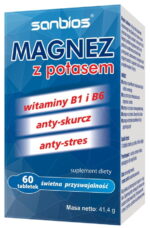 Magnez z potasem 60tab. Sanbios