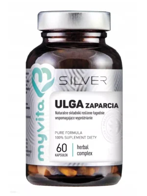 Ulga zaparcia /wspomaga wypróżnianie/ silver    60kap.   MyVita