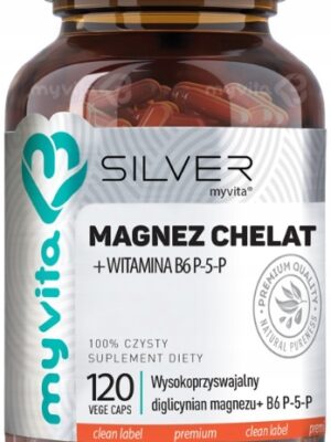 Magnez chelat+ B6 silver pure 100% 120kap. MyVita