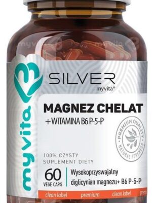 Magnez chelat+ B6 silver pure 100% 60kap. MyVita
