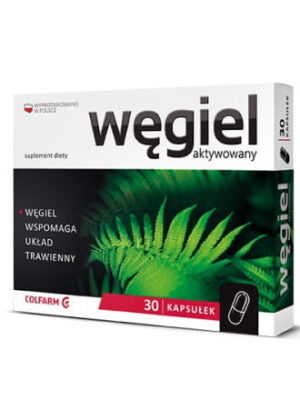 Węgiel aktywowany 30kap. Colfarm