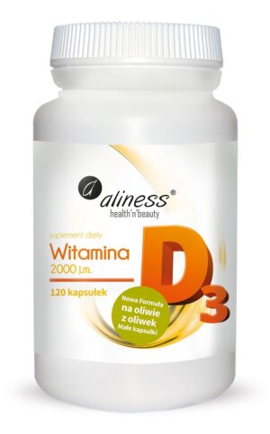 2cfe1d41058249abf9b04ee71361b5d2.jpg Vitamina D3 2000 j.m. 120 kaps. Aliness