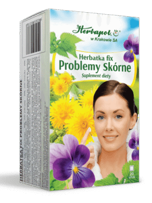 Na problemy skórne herbatka fix 20x1,5g Herbapol