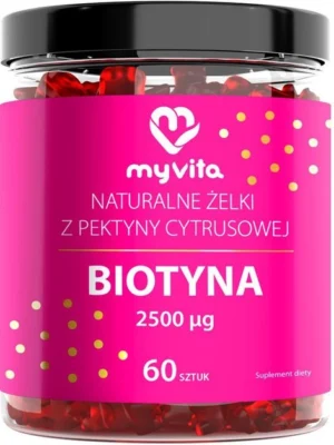 Żelki naturalne biotyna 60szt. MyVita