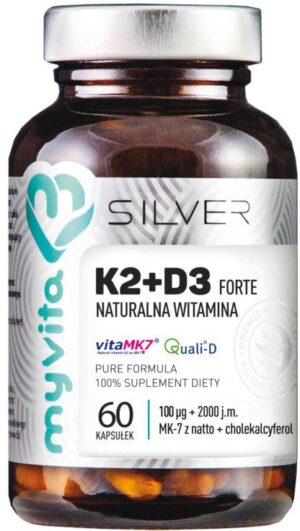 346553983.jpg Witamina K2 + D3 forte (100 mcg + 2000IU) silver pure 100% 60kap. MyVita