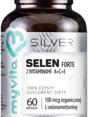 Selen forte z wit. A+C+E  100mcg silver pure 100% 60kap. MyVita