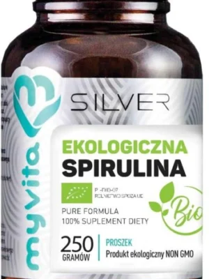 Spirulina BIO proszek silver pure 100% 250g MyVita