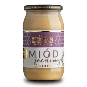 Miód faceliowy 1050g Pasieka z Pasją Hawran