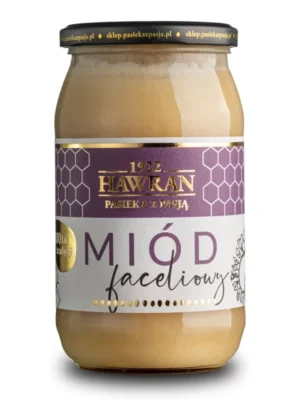 Miód faceliowy 1050g Pasieka z Pasją Hawran