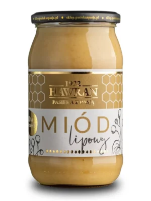 Miód lipowy 1050g Pasieka z Pasją Hawran