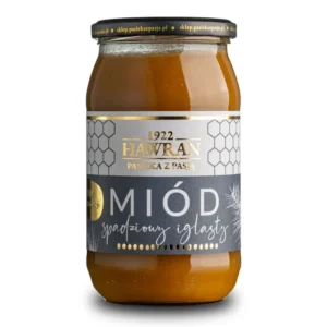 Miód spadziowy iglasty 1050g Pasieka z Pasją Hawran