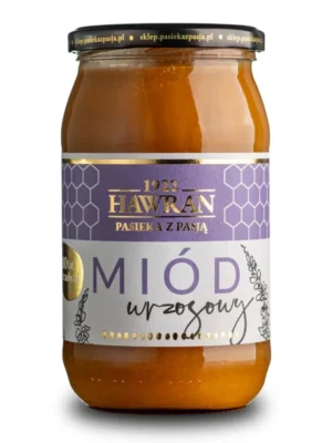 Miód wrzosowy 1050g Pasieka z Pasją Hawran