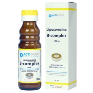 4699e69eb11ec40a138c2a4a47bebbd3.jpg LIPOSOMALNA WITAMINA B COMPLEX 100 % (alkohol free) ActiNovo (50 dni)