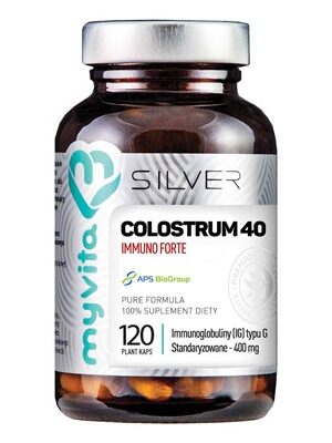 Colostrum 40 immuno forte silver pure100 % 120kap MyVita