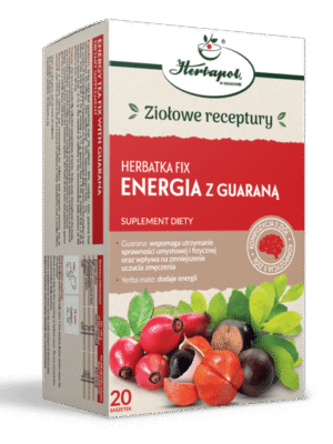 Energia z guaraną herbatka fix 20x2g Herbapol