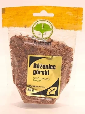 Różeniec górski korzeń rozdrobniony 50g Astron