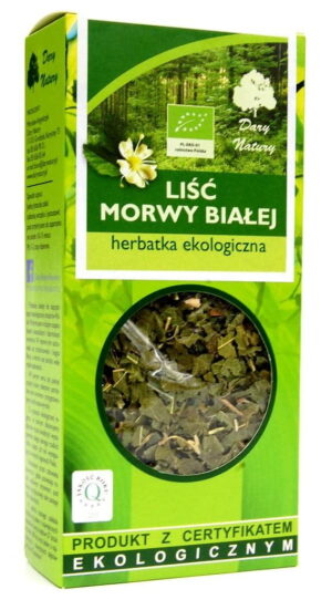 64a8abf17c2f8084269fc9781cb97fc5.jpg Morwa biała liść eko 50g Dary Natury