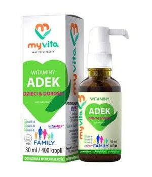 Witamina ADEK family krople (dzieci&dorośli) 30ml MyVita