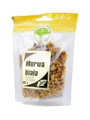 Morwa biała owoc cały 100g Astron