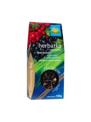 Herbatka z owocami porzeczki czarnej i czerwonej 100g Natura Wita