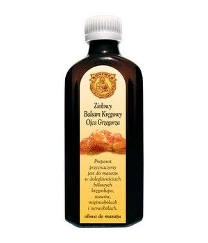 Ziołowy balsam kręgowy Ojca Grzegorza oliwa do masażu 100g Bonimed