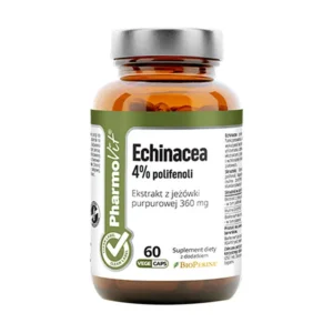 Echinacea (jeżówka purpurowa) 4% polifenoli 360mg 60kap. Pharmovit