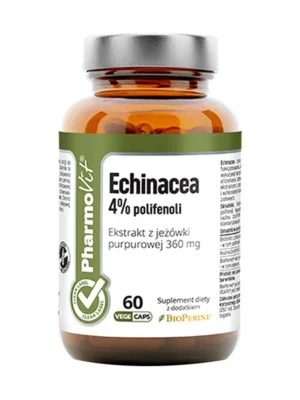 Echinacea (jeżówka purpurowa) 4% polifenoli 360mg 60kap. Pharmovit