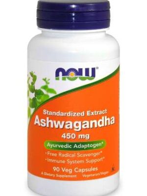 Ashwagandha extract 450mg 90kap. NOW