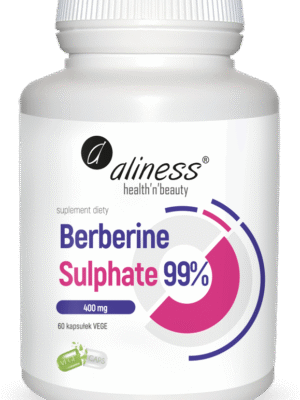 Berberine Sulphate 99% 400 mg x 60 kap. Vege Aliness