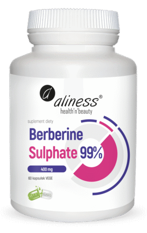 Alines-packshot-szerszy-2022-Berberine.png Berberine Sulphate 99% 400 mg x 60 kap. Vege Aliness