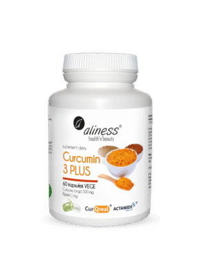 Curcumin 3 PLUS z piperyna 500 mg/1 mg 60 VEGE kaps. Aliness