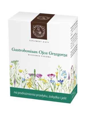 Gastrobonisan na podrażnienia przełyku, żołądka i jelit zioła Ojca Grzegorza 200g Bonimed