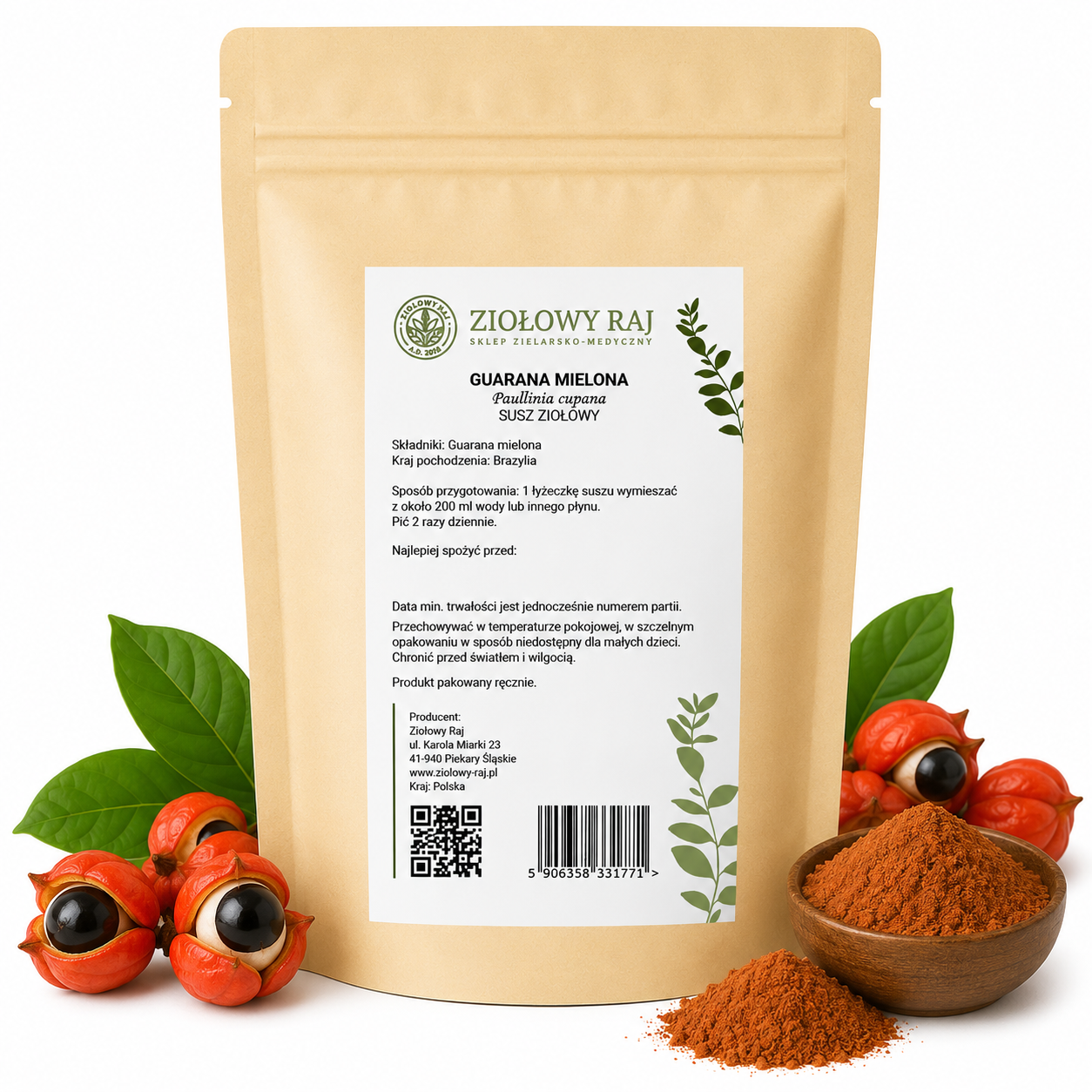 Guarana mielona 100 g