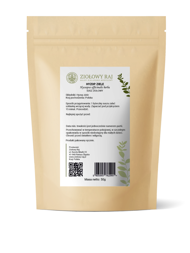 Hyzop ziele 50g Ziołowy Raj