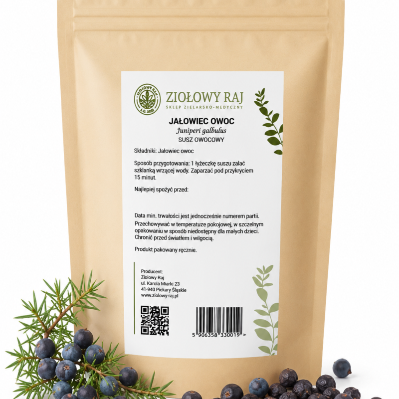 Jałowiec owoc 50g Ziołowy Raj