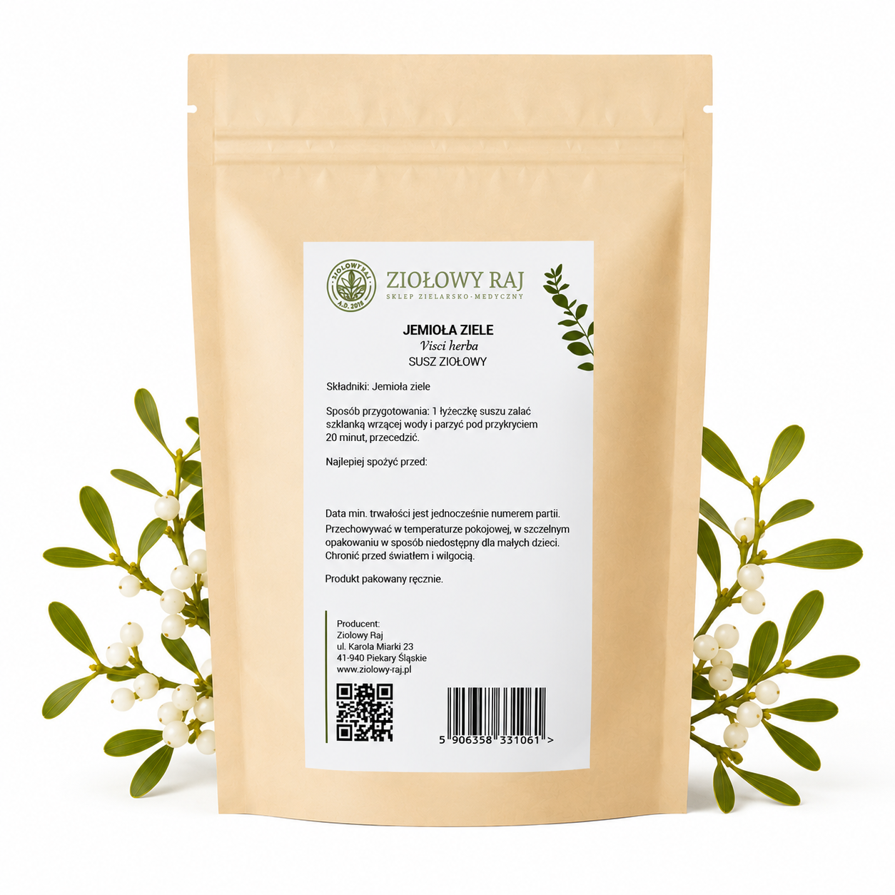 Jemioła ziele 50 g Ziołowy Raj