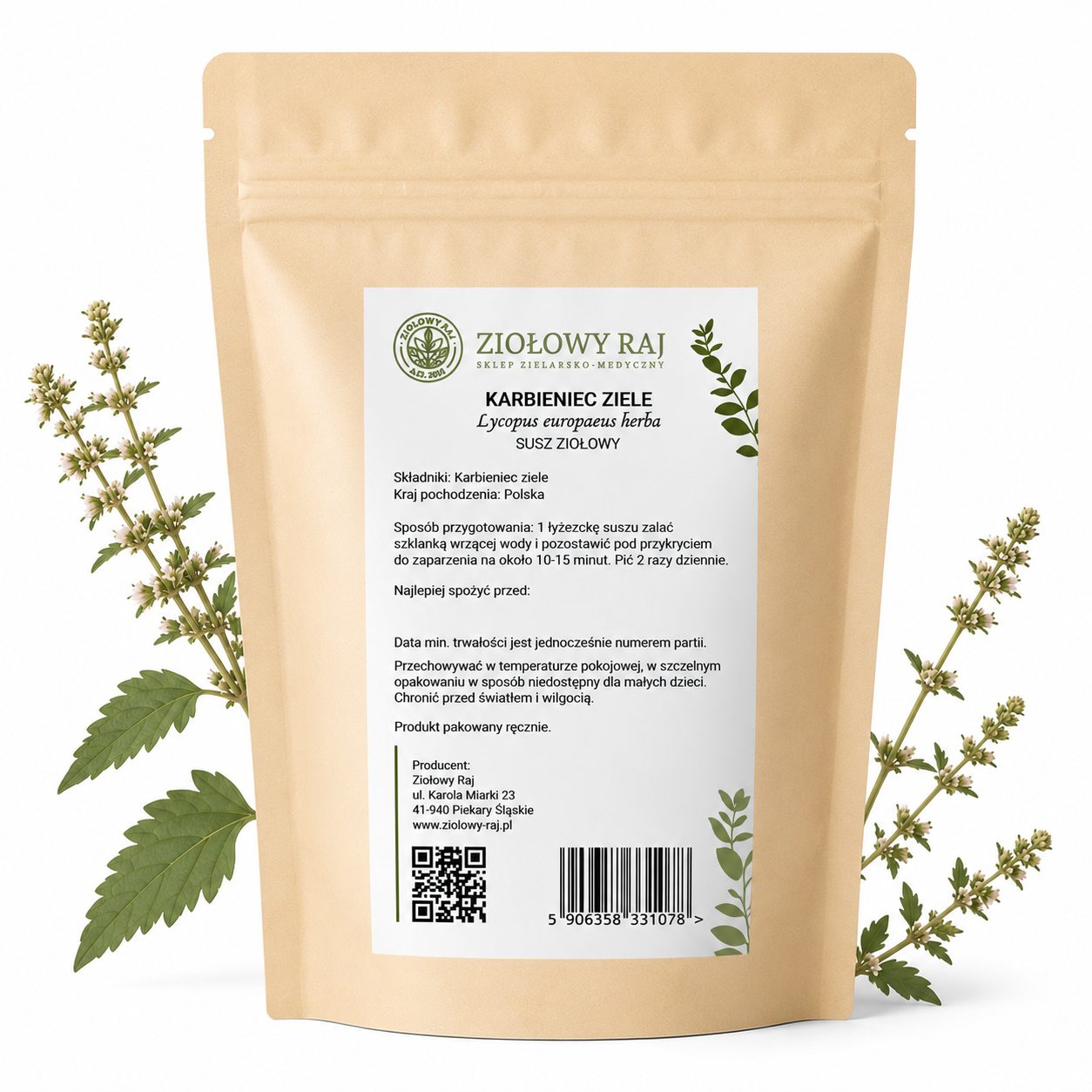 Karbieniec ziele 50 g Ziołowy Raj