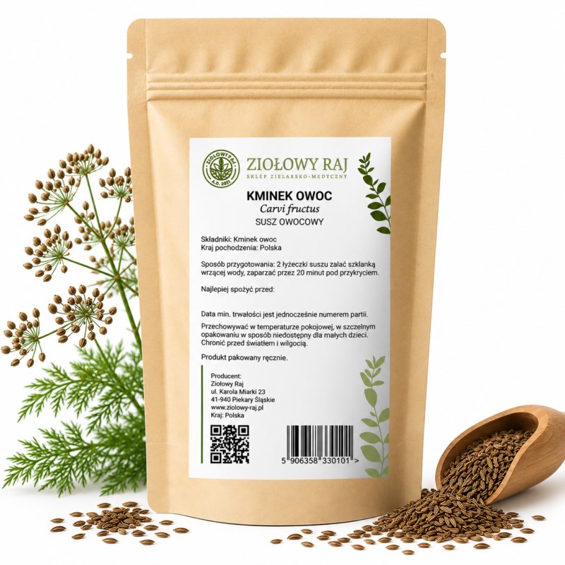 Kminek owoc prosta Kminek owoc 50g Ziołowy Raj