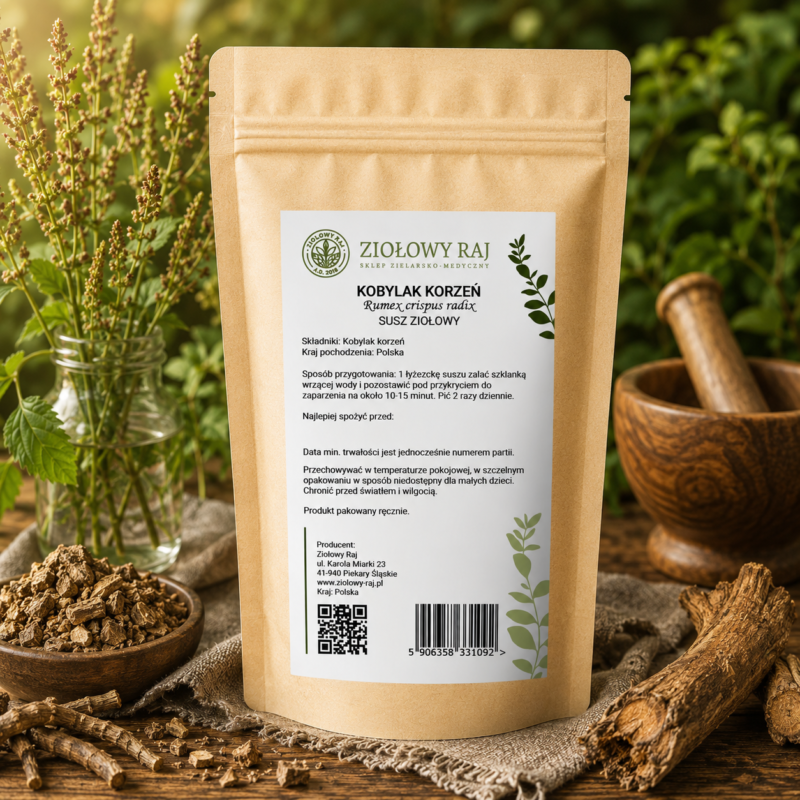 Kobylak korzeń premium Kobylak korzeń 50g Ziołowy Raj