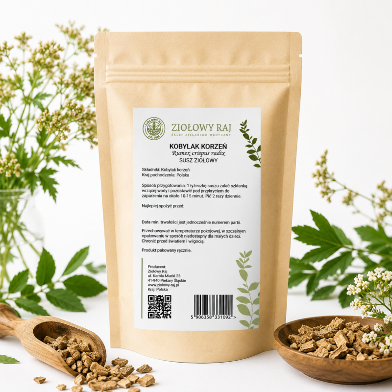 Kobylak korzeń prosta Kobylak korzeń 50g Ziołowy Raj