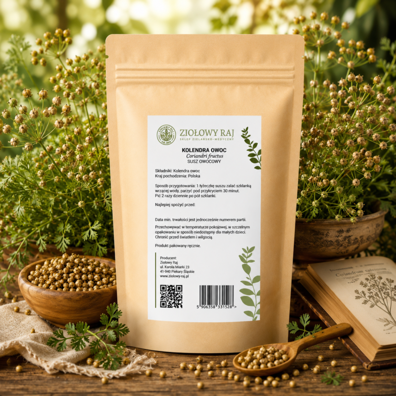 Kolendra owoc premium Kolendra owoc 50g Ziołowy Raj