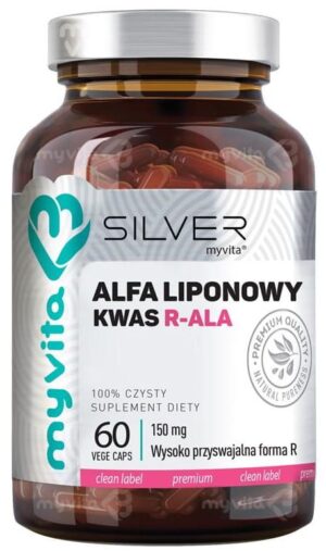 Kwas-Alfaliponowy-R-ALA-100-SILVER-PURE-Kapsulki-Myvita-60-kapsulek.jpg Kwas alfaliponowy R-ALA 150mg silver pure 100% 120kap. MyVita