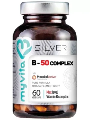 Witamina B-50 (B-complex max) silver pure 100% 60kap. MyVita