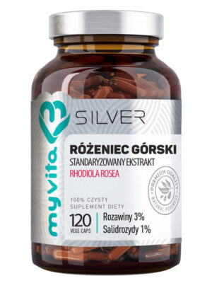 Różeniec górski 200mg silver pure 100% 120kap. MyVita