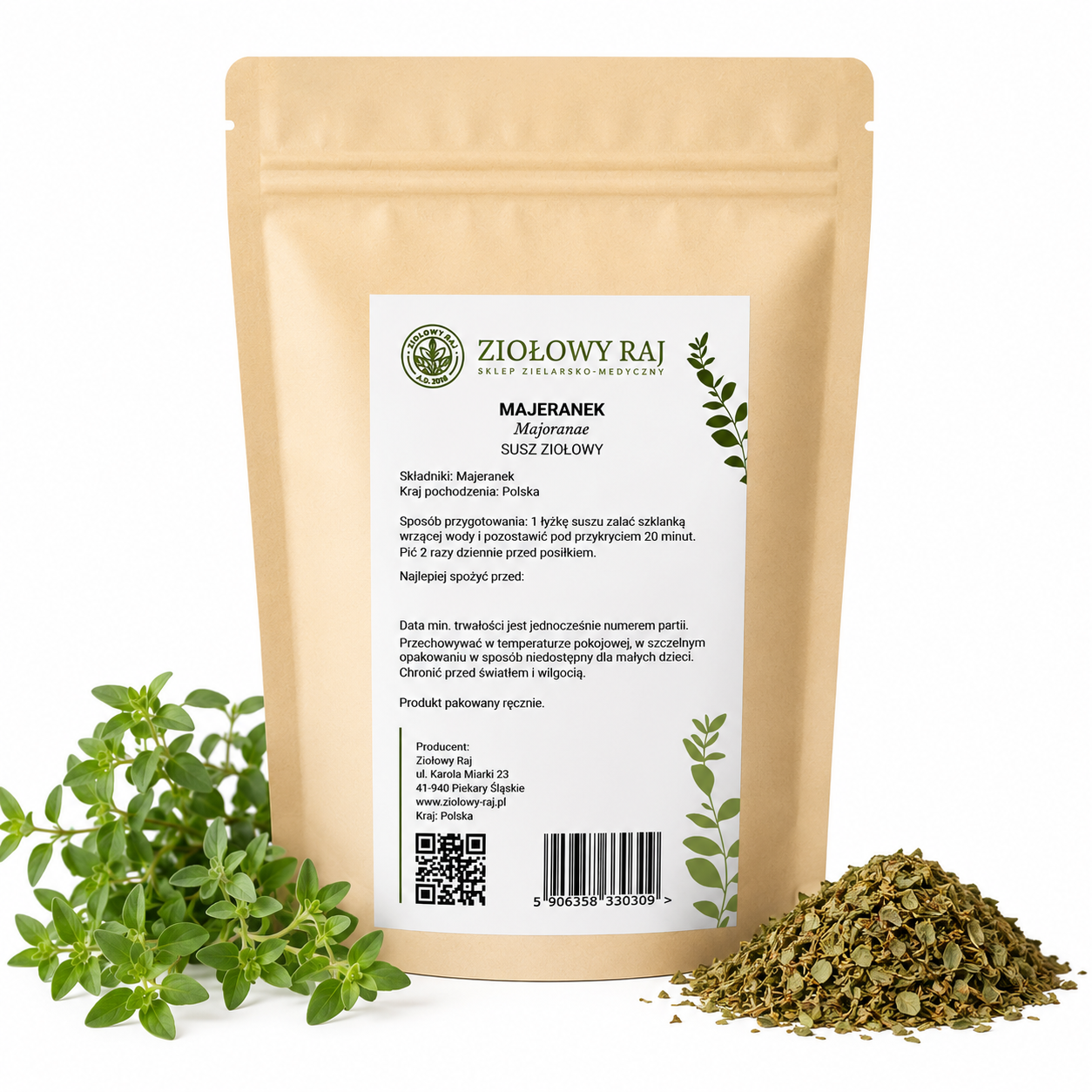 Majeranek 50g Ziołowy Raj
