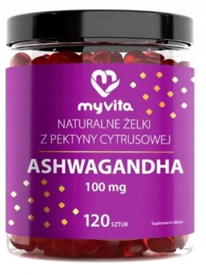 Żelki naturalne ashwagandha 120 szt. MyVita