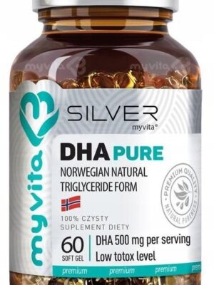 DHA  500mg  silver pure 100% 60kap MyVita