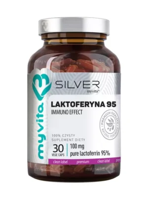 Laktoferyna95 100 mg silver pure 100%  30kap MyVita